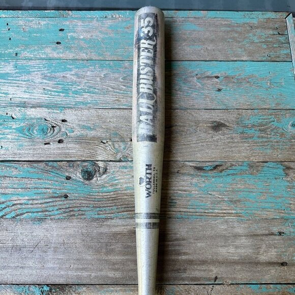 VTG‎ Worth Ball Buster 35 Official Softball Bat 33" Aluminum Made In USA - Picture 1 of 12